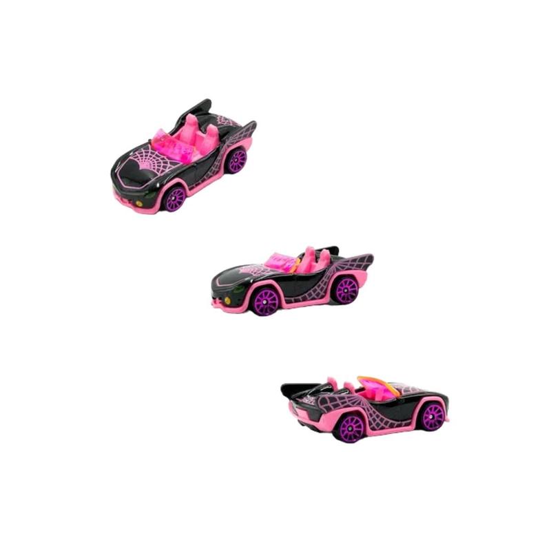 Miniatura hot wheels - monster high ghoul mobile- htc80 - 3/250